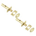 PACK Premium Mortice Rackbolt 61mm Enhanced Security with Polished Brass Finish Security Bolt