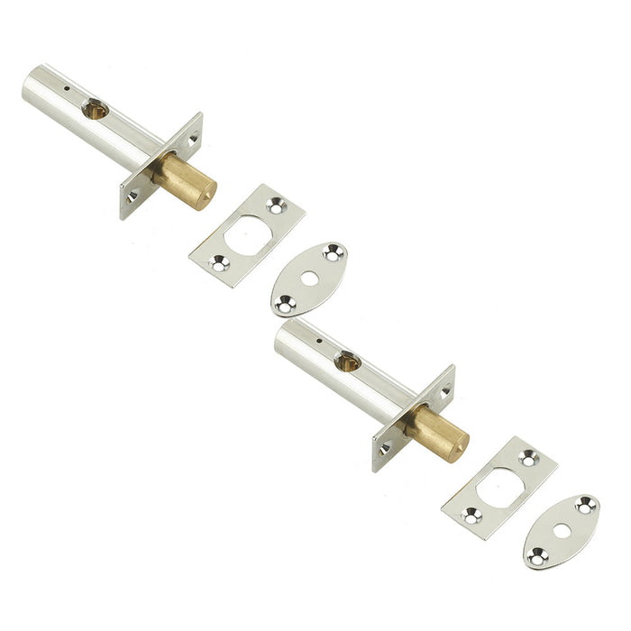 PACK High-Security Mortice Rackbolt 61mm with Polished Chrome Finish Security Bolt