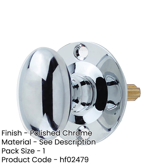 Polished Chrome Turns 50mm Mortice Rackbolts Essential Locking Mechanism Security Bolt-1