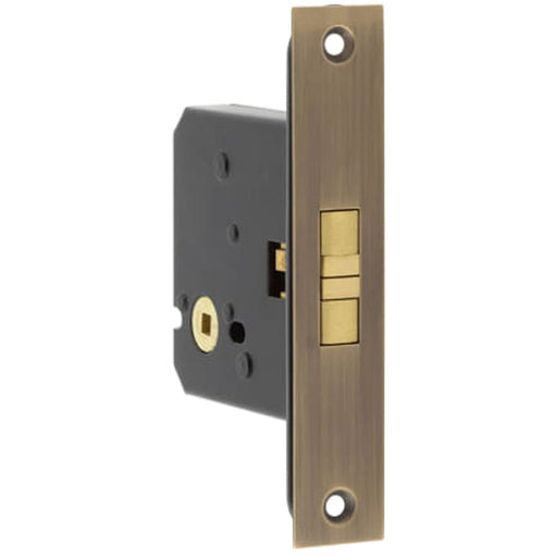 Antique Brass Sliding Door Bathroom Lock Privacy Security Door Lock