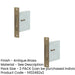 PACK Antique Brass Sliding Door Edge Pull Stylish Functional Hardware-1