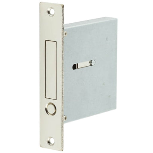 Sleek Polished Chrome Sliding Door Edge Pull Modern Spaces