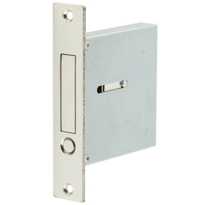 Sleek Polished Chrome Sliding Door Edge Pull Modern Spaces