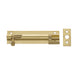 Polished Brass Necked Barrel Bolts 102x25mm Enhanced Security Door Bolt