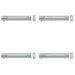 PACK High-Quality Satin Chrome Brass Necked Barrel Bolts 75x25mm Enhanced Security Door Bolt