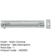 High-Quality Satin Chrome Brass Necked Barrel Bolts 100x25mm Enhanced Security Door Bolt-1