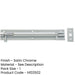 Premium Brass Necked Barrel Bolts 150x25mm Satin Chrome Enhanced Security Door Bolt-1