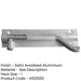 Premium Satin Anodised Aluminium Necked Barrel Bolts 100x25mm Enhanced Security Door Bolt-1