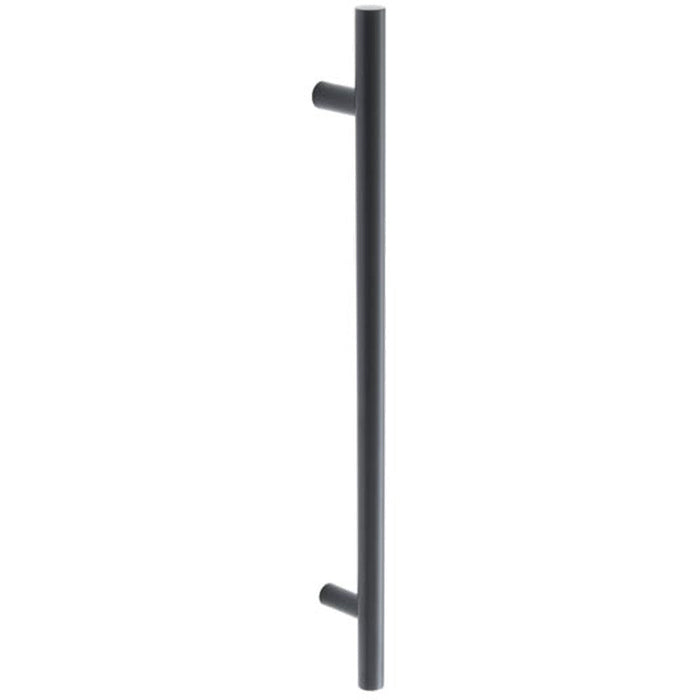 Durable 600mm Matt Black Bolt Through Pull Handle Door Handle