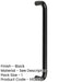 Shape Matt Black Pull Handle Doors 300mm 19mm Durable Design Door Handle-1