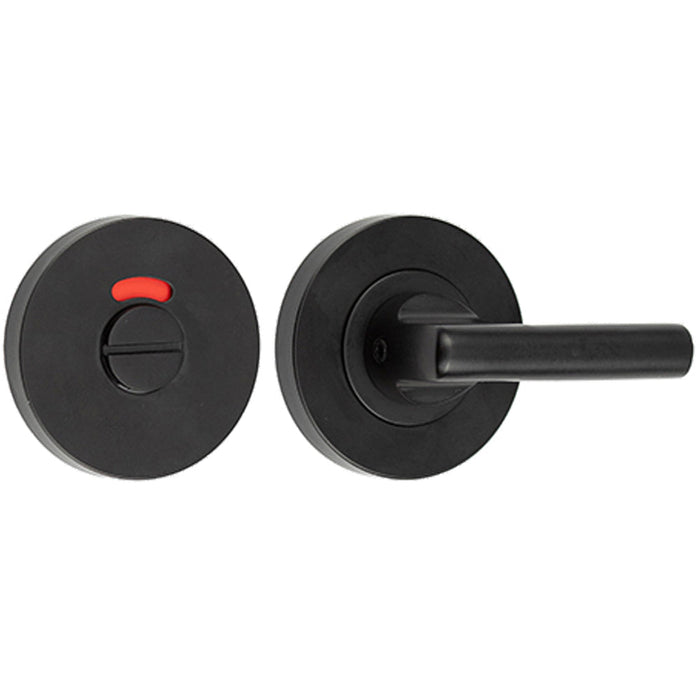 Matt Black Easy Turn Release 52mm Fire Doors Door Handle