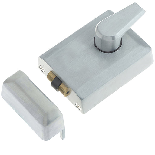High-Quality 90mm Satin Chrome Roller Bolt Night Latches Enhanced Security Bolt Latch