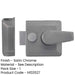 Premium Satin Chrome Narrow Stile Night Latches 66mm Security Solution Bolt Latch-1