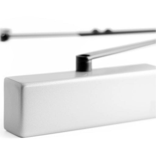 Premium Silver Enamelled Standard Door Control with Black Arms Size EN-2-4