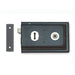Versatile Reversible Lock 152x102mm Sleek Black Finish Door Lock