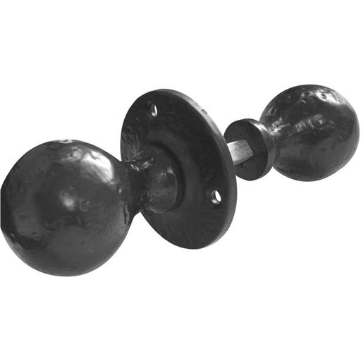 Elegant Antique Ball Knob Black 46mm Diameter