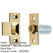 Premium Adjustable Rollerbolt Catches with Polished Brass Finish 36mm-1
