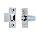 Premium Adjustable Rollerbolt Catches with Nylon Roller Polished Chrome Finish 36mm