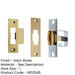 Premium Rollerbolt Catch 41mm Satin Brass Finish Secure Closure-1