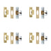 PACK Premium Rollerbolt Catch 41mm Satin Brass Finish Secure Closure