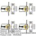 PACK Premium 41mm Satin Stainless Steel Rollerbolt Catch Secure Closure-1