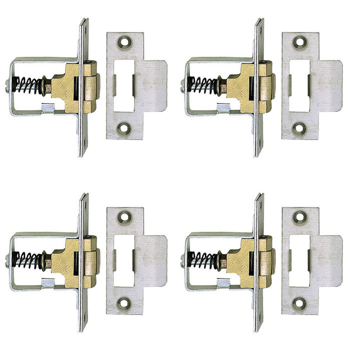 PACK Premium 41mm Satin Stainless Steel Rollerbolt Catch Secure Closure