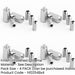 PACK Polished Chrome Locking Sash Stop Secure Windows Window Fastener-1