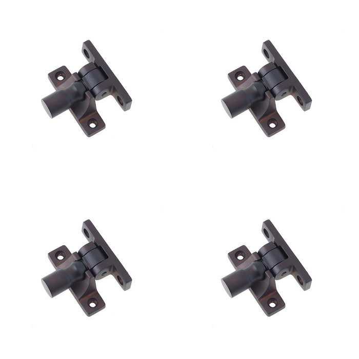 PACK Elegant Dark Bronze Fasteners Pattern Home Décor Window Fastener