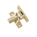 Elegant Satin Brass Fasteners with Unique Pattern Window Fastener