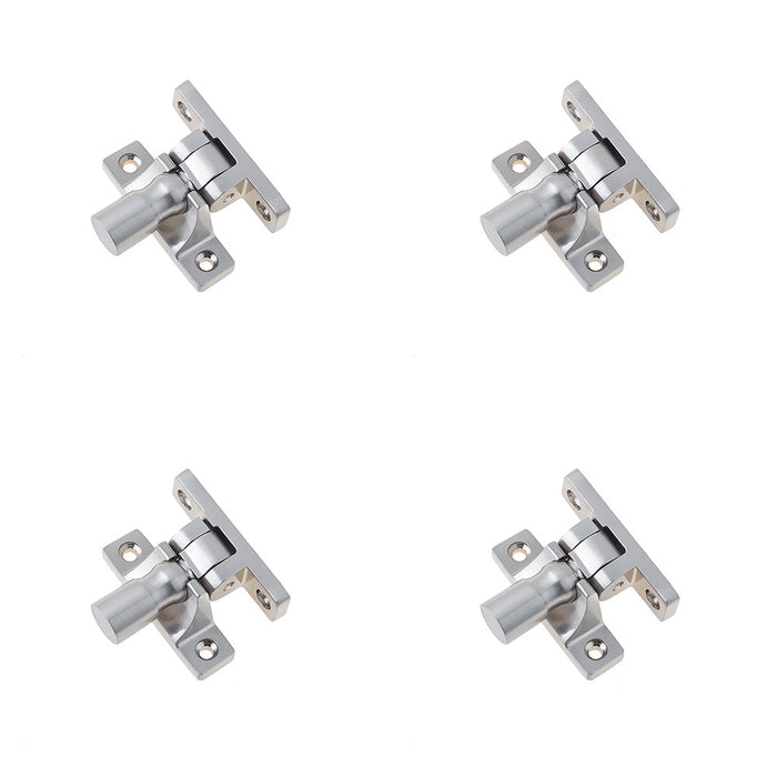 PACK Satin Nickel Fasteners Pattern Versatile Home Decor Window Fastener