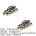PACK Durable Antique Brass Fasteners Vintage Windows Window Fastener (1)-1