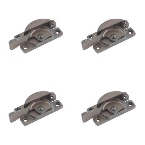 PACK Stylish Dark Bronze Fasteners Windows Window Fastener