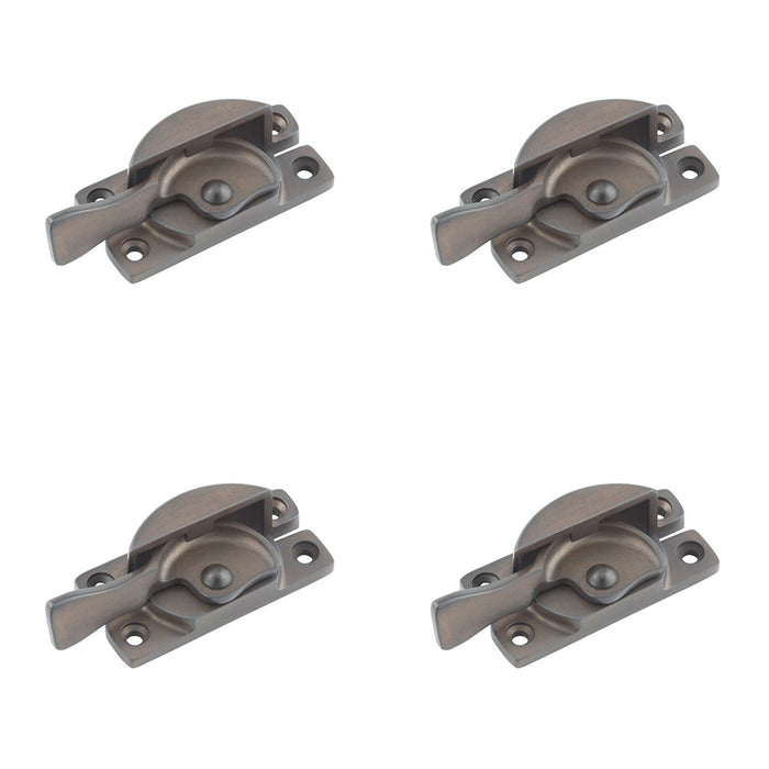 PACK Stylish Dark Bronze Fasteners Windows Window Fastener