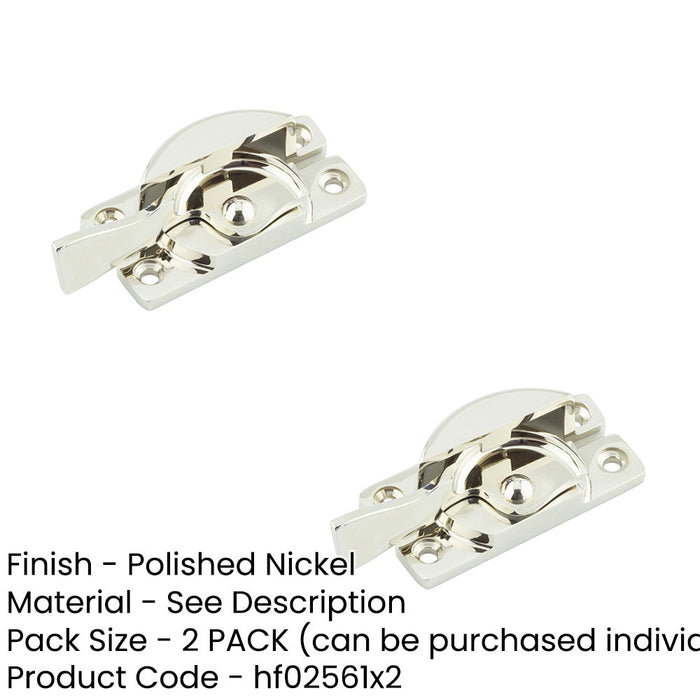 PACK Polished Nickel Fasteners Modern Windows Window Fastener (1)-1