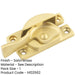 Elegant Satin Brass Fasteners Windows Window Fastener-1