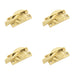 PACK Elegant Satin Brass Fasteners Windows Window Fastener