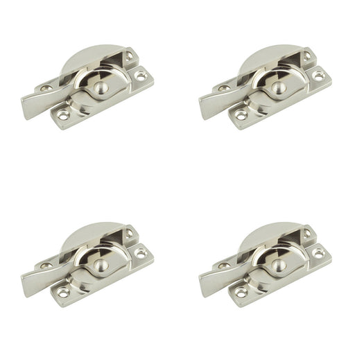 PACK Satin Nickel Fasteners Modern Windows Window Fastener