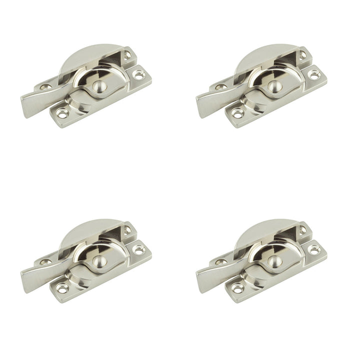 PACK Satin Nickel Fasteners Modern Windows Window Fastener