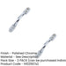 PACK Premium 152mm Polished Chrome Sash Handle Windows Window Fastener (1)-1