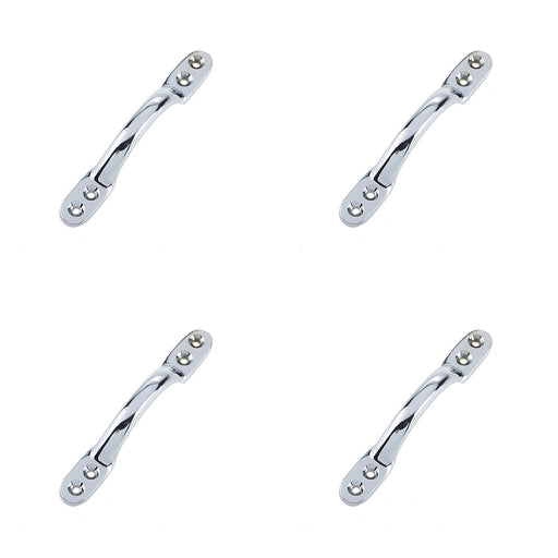 PACK Premium 152mm Polished Chrome Sash Handle Windows Window Fastener