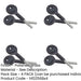 PACK High-Quality 75mm Locking Sash Stop Keys Enhanced Security Window Fastener-1