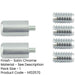 Satin Chrome Locking Sash Stop Enhanced Security Window Fastener-1