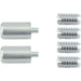 Satin Chrome Locking Sash Stop Enhanced Security Window Fastener
