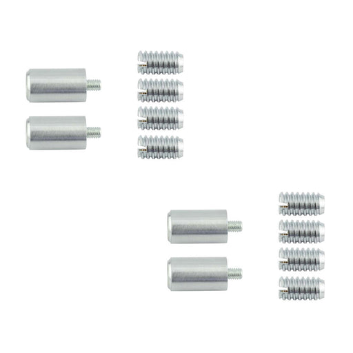 PACK Satin Chrome Locking Sash Stop Enhanced Security Window Fastener (1)