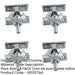 PACK Durable Heavy Fasteners 57x22mm Polished Chrome Finish Window Fastener-1