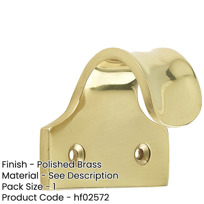 Premium 50mm Polished Brass Sash Lifts Windows Doors Window Fastener-1