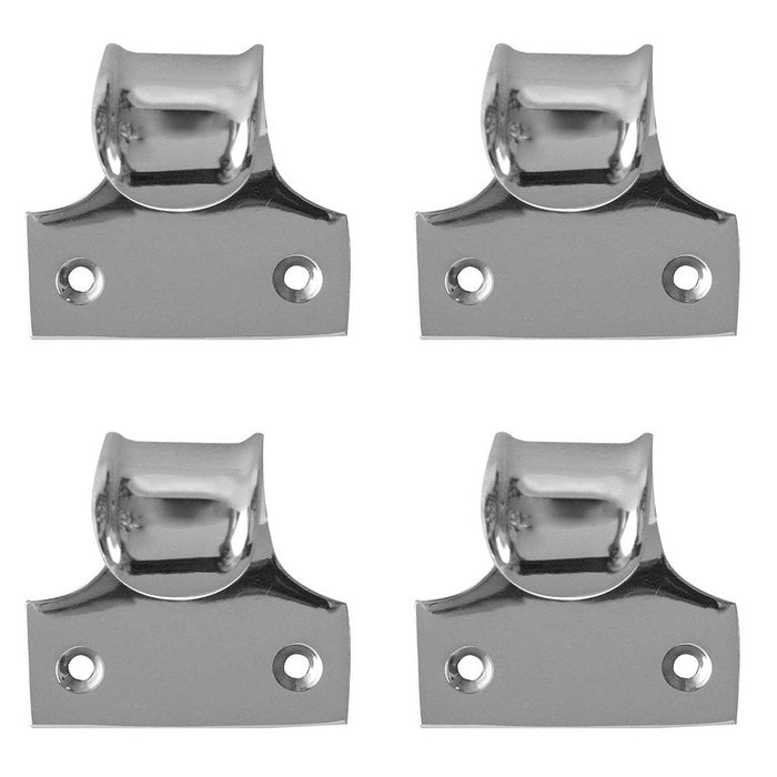 PACK Premium Polished Chrome Brass Sash Lifts 50mm Windows Doors Window Fastener