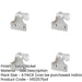 PACK Premium Brass Sash Lifts Satin Nickel Finish 50mm Window Fastener-1
