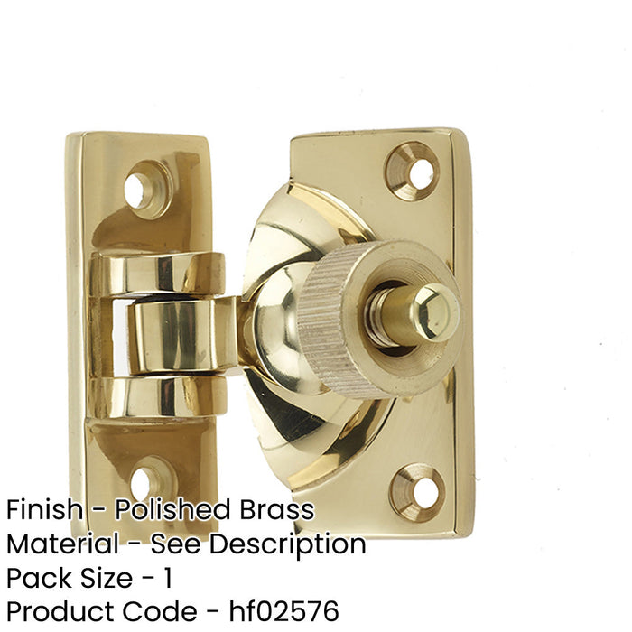 Premium 55mm Polished Brass Fasteners Durable Projects Window Fastener-1