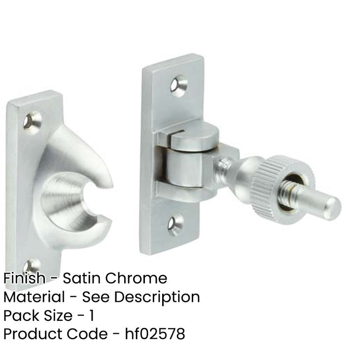 Premium 55mm Satin Chrome Fasteners Durable Construction Window Fastener-1